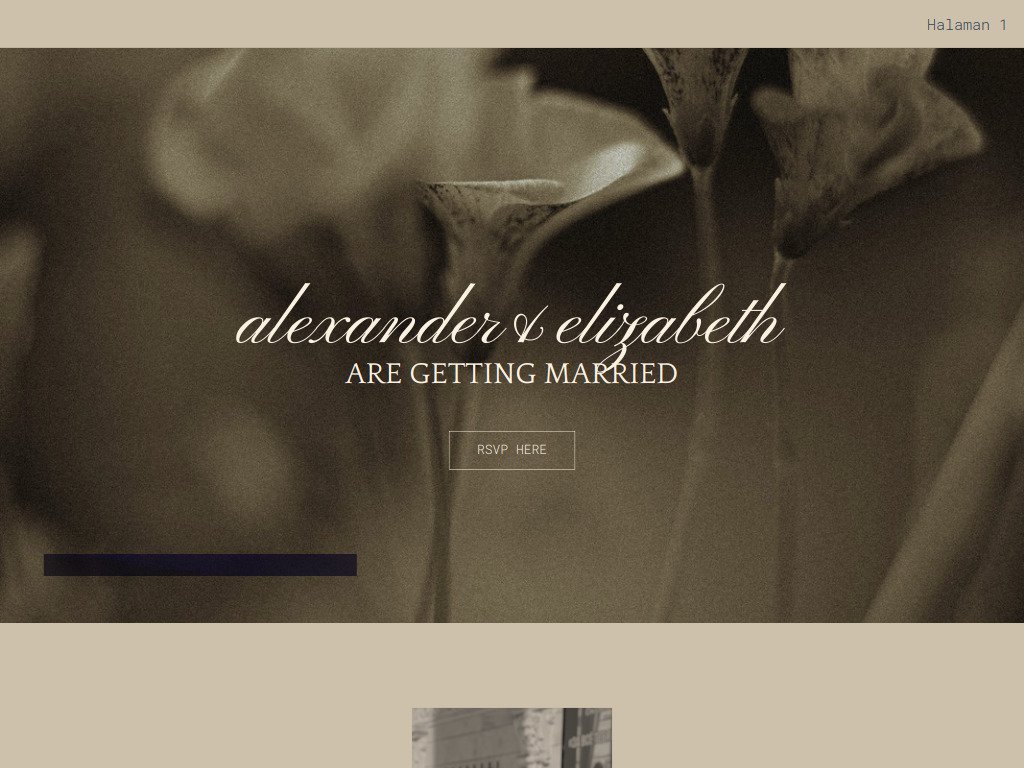 alelwed.canva/garden-wedding-website-ph-in-brown-beige-classic-minimalist-style